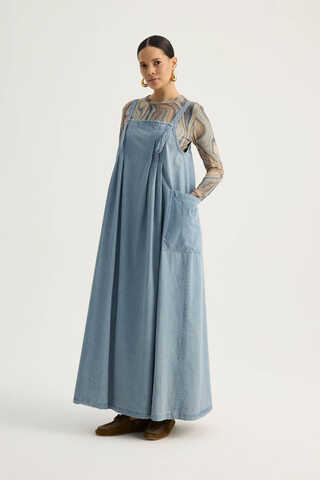 Torba Cepli Denim Jile Buz Mavisi - 7