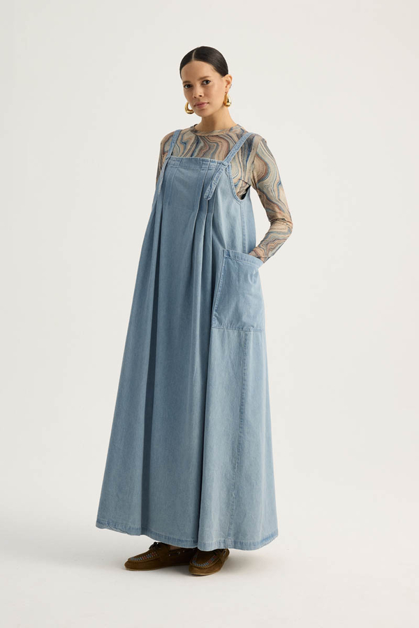 Torba Cepli Denim Jile Buz Mavisi - 7