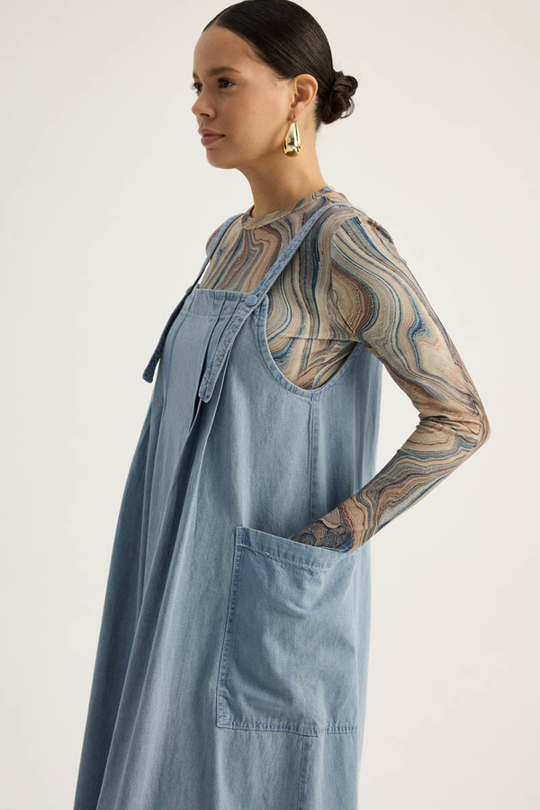 Torba Cepli Denim Jile Buz Mavisi - 10