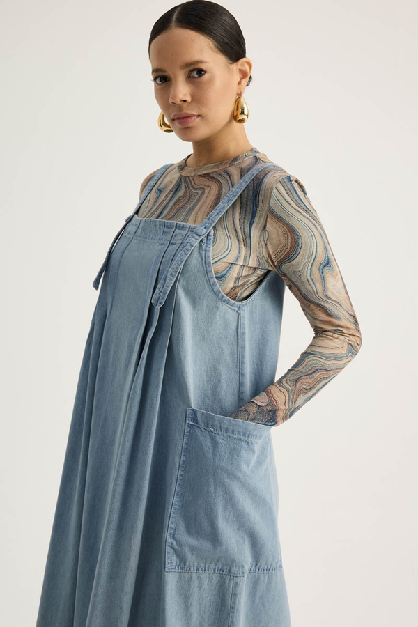 Torba Cepli Denim Jile Buz Mavisi - 11