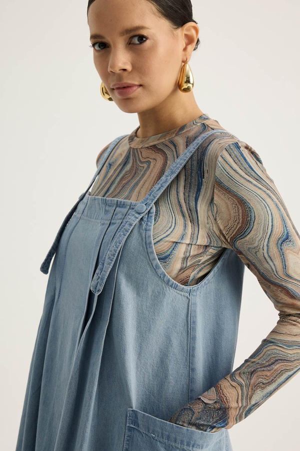 Torba Cepli Denim Jile Buz Mavisi - 12