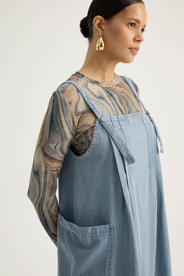 Torba Cepli Denim Jile Buz Mavisi - 15