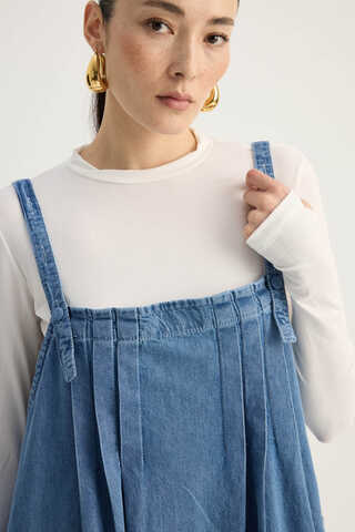 Torba Cepli Denim Jile Mavi - 17