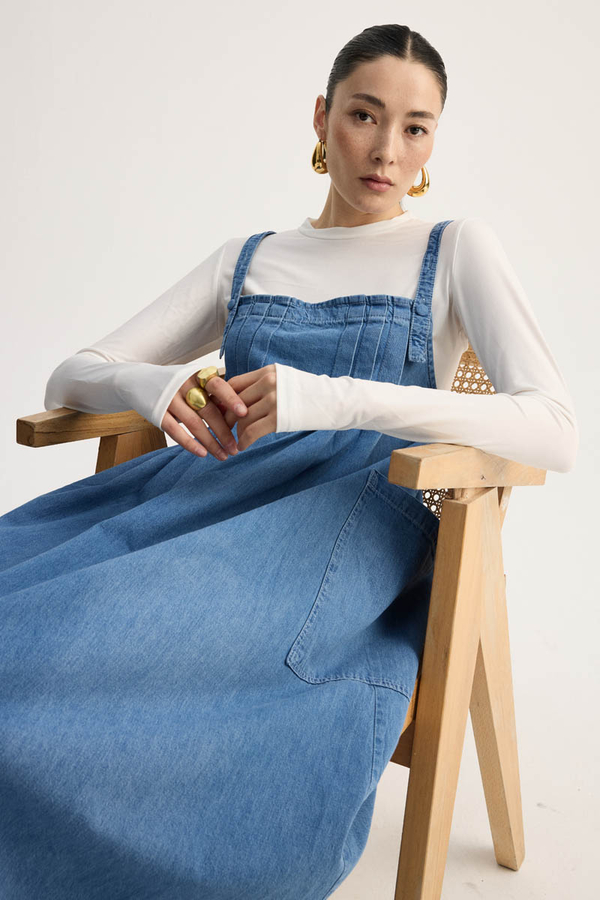 Torba Cepli Denim Jile Mavi - 7