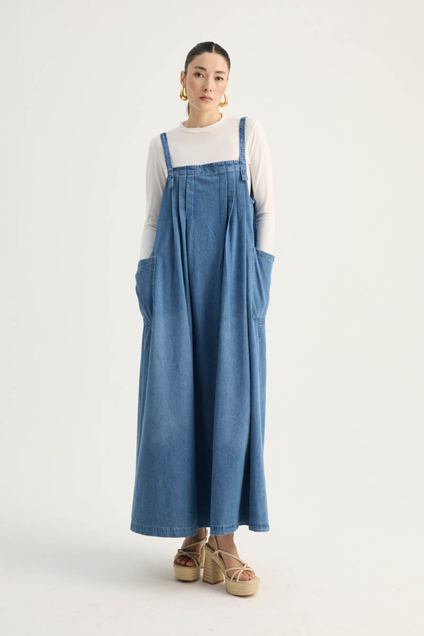 Torba Cepli Denim Jile Mavi - 6