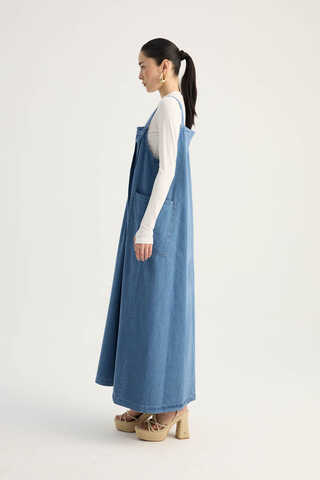 Torba Cepli Denim Jile Mavi - 12