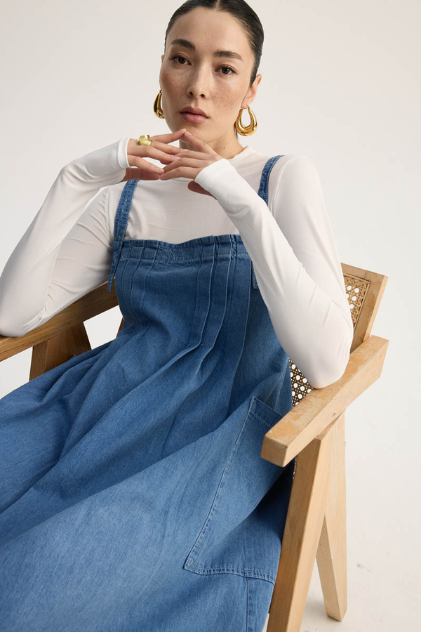 Torba Cepli Denim Jile Mavi - 5