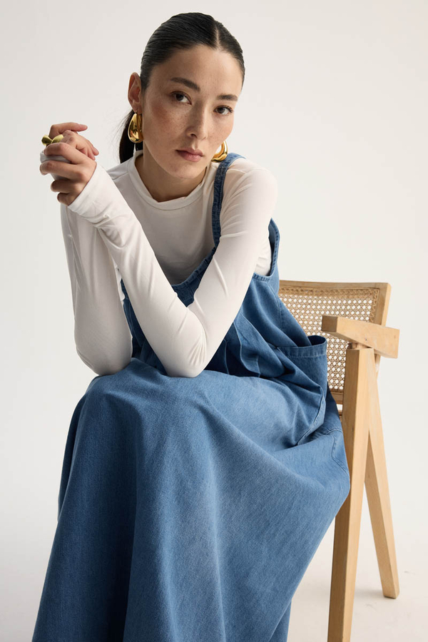 Torba Cepli Denim Jile Mavi - 1