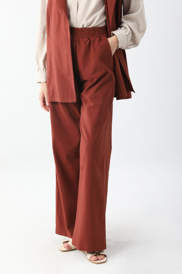 Torba Cepli Yelek Takım Bordo - 5