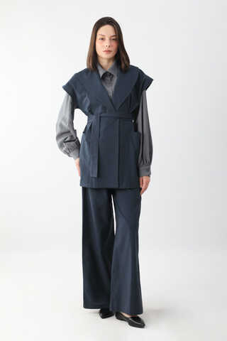 Torba Cepli Yelek Takım Lacivert - 1