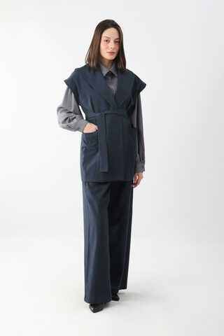 Torba Cepli Yelek Takım Lacivert - 6