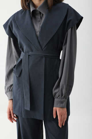 Torba Cepli Yelek Takım Lacivert - 8