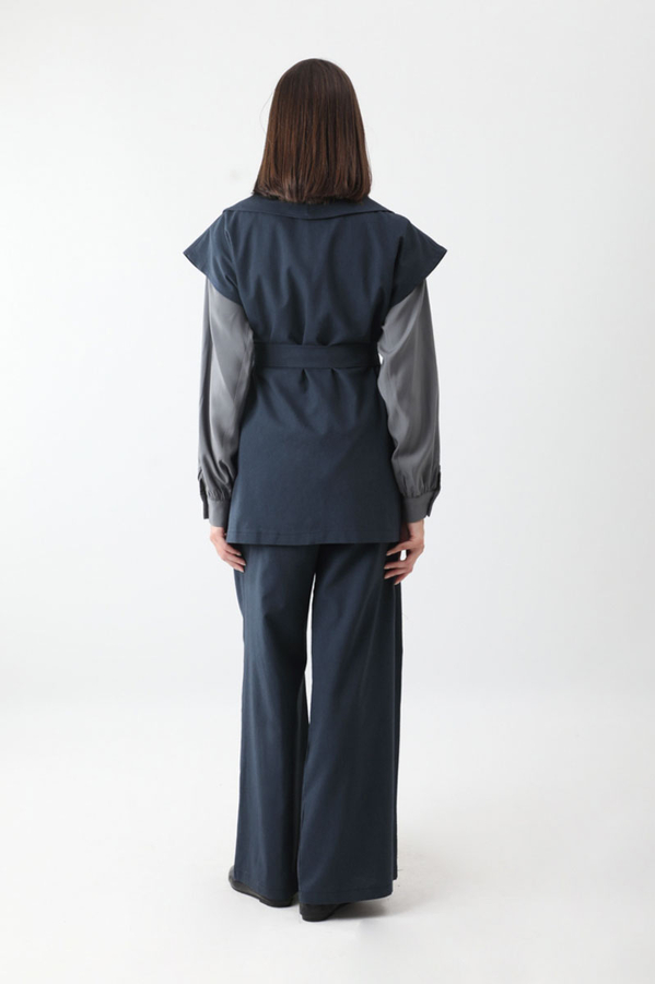 Torba Cepli Yelek Takım Lacivert - 9