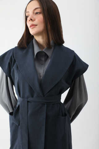 Torba Cepli Yelek Takım Lacivert - 5