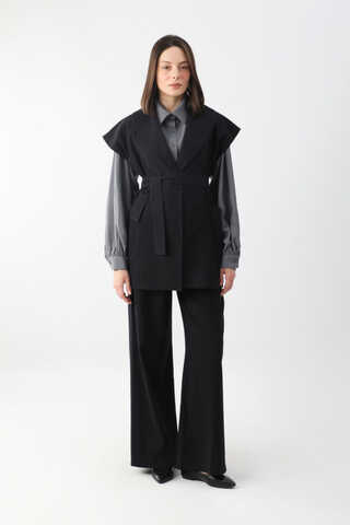 Torba Cepli Yelek Takım Siyah - 3