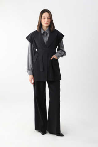 Torba Cepli Yelek Takım Siyah - 4