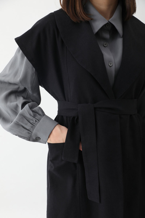 Torba Cepli Yelek Takım Siyah - 7