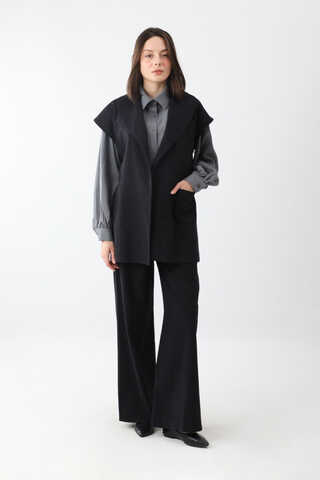 Torba Cepli Yelek Takım Siyah - 2