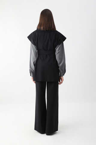 Torba Cepli Yelek Takım Siyah - 8