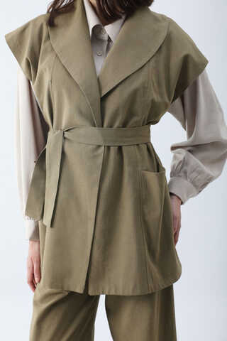 Torba Cepli Yelek Takım Vizon - 7