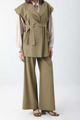 Torba Cepli Yelek Takım Vizon - 8