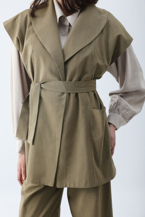 Torba Cepli Yelek Takım Vizon - 7