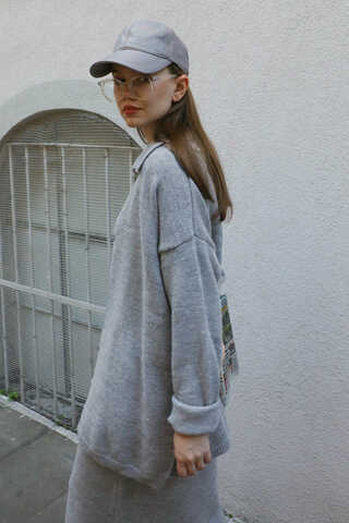 Triko İkili Takım Gri - 8