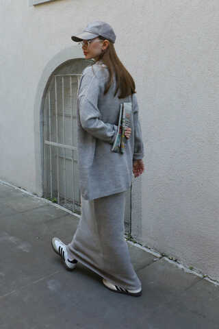 Triko İkili Takım Gri - 9