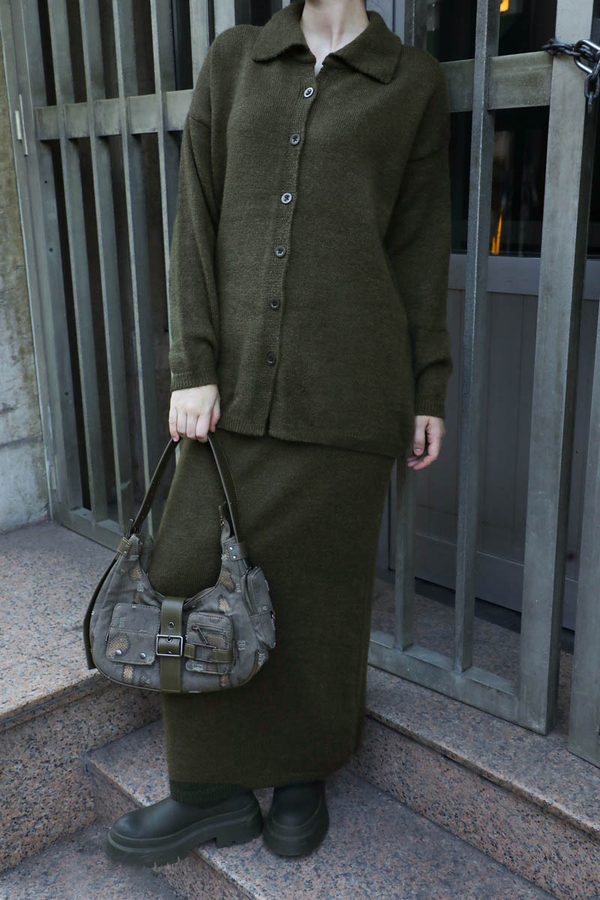 Triko İkili Takım Haki - 5