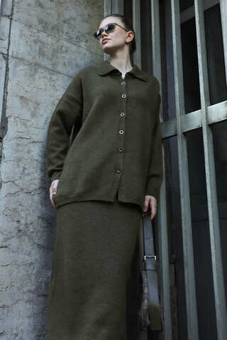 Triko İkili Takım Haki - 7