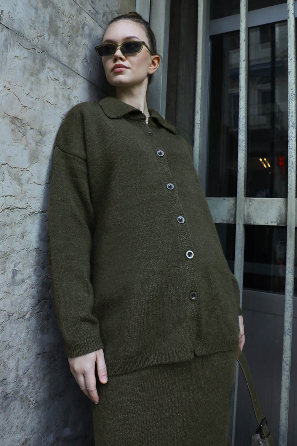 Triko İkili Takım Haki - 8