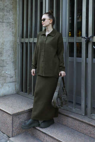 Triko İkili Takım Haki - 3