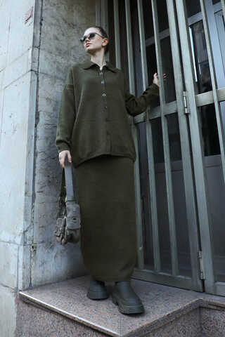 Triko İkili Takım Haki - 6