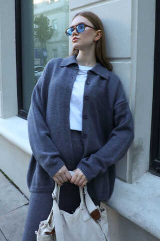 Triko İkili Takım Mavi - 12