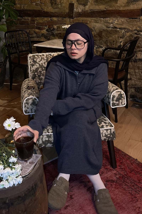 Triko İkili Takım Mavi - 3