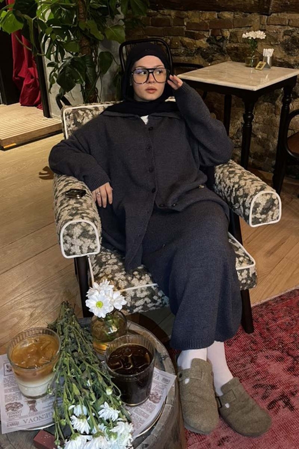 Triko İkili Takım Mavi - 1