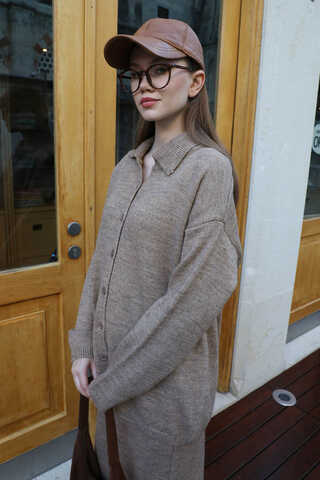 Triko İkili Takım Vizon - 9