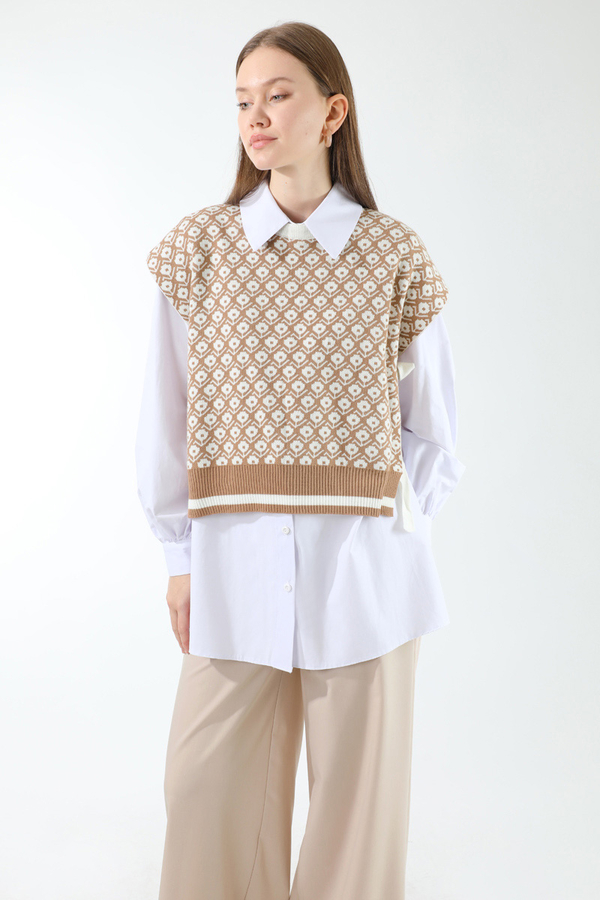 Triko Yelekli Tunik Takım Taş - 2