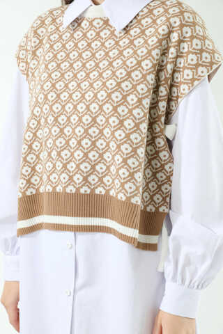 Triko Yelekli Tunik Takım Taş - 4