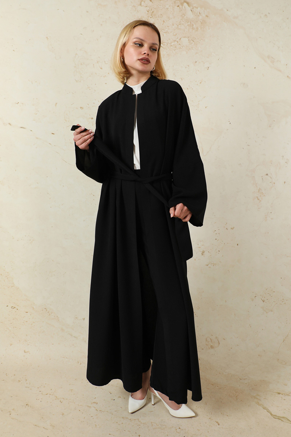 Trousers Abaya Set Black - 1
