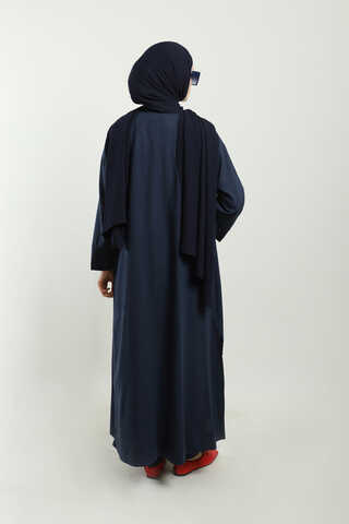 Tulumlu Abaya Takım Lacivert - 10