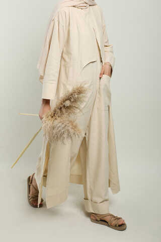 Tulumlu Abaya Takım Taş - 7