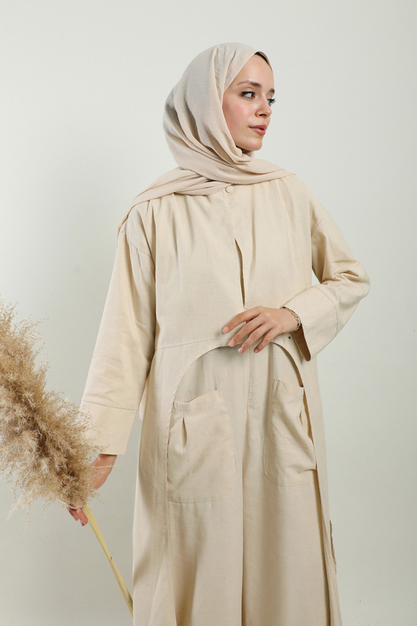 Tulumlu Abaya Takım Taş - 8