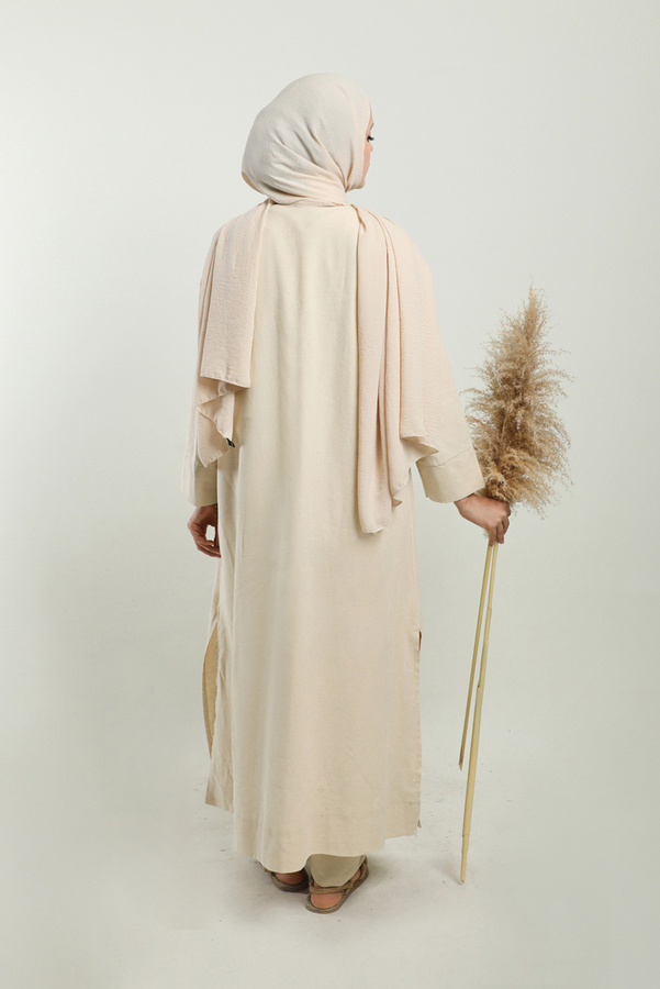 Tulumlu Abaya Takım Taş - 10