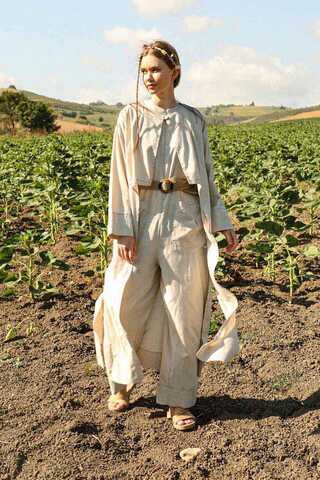 Tulumlu Abaya Takım Taş - 1