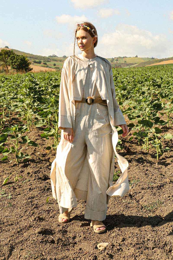 Tulumlu Abaya Takım Taş - 1