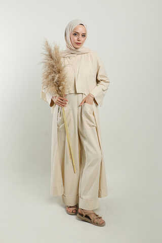 Tulumlu Abaya Takım Taş - 5