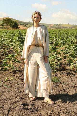 Tulumlu Abaya Takım Taş - 3