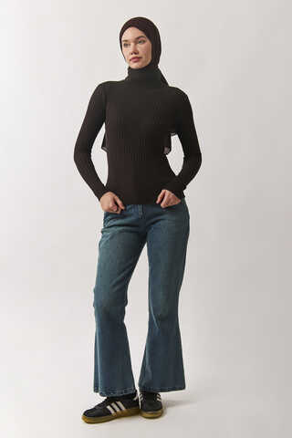 Turtleneck Premium Knit Body Brown - 7
