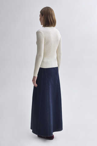 Turtleneck Premium Knit Body Ecru - 6